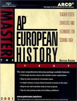 Paperback Arco Master the AP European History Test Book