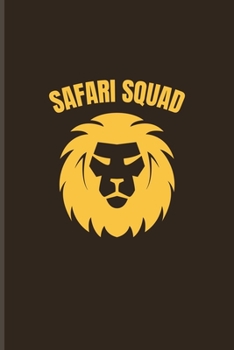 Safari Squad: Cool Travel Africa Undated Planner | Weekly & Monthly No Year Pocket Calendar | Medium 6x9 Softcover | For Wild Animals & Nature Lover Fans