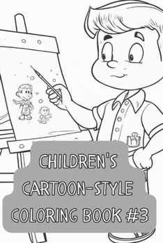 Paperback Children's Cartoon-Style Coloring Book #3 Book