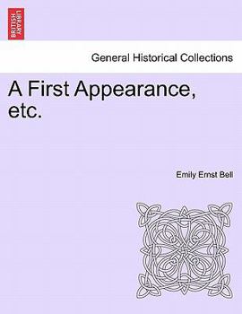 Paperback A First Appearance, Etc. Book