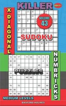 Paperback Killer sudoku X diagonal. Numbricks puzzles: Medium levels Book