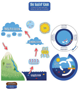 Misc. The Water Cycle Bulletin Board Set Book