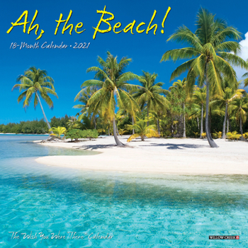 Calendar Ah the Beach! 2021 Mini Wall Calendar Book