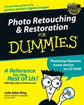 Paperback Photo Retouching & Restoration for Dummies [With CDROM] Book