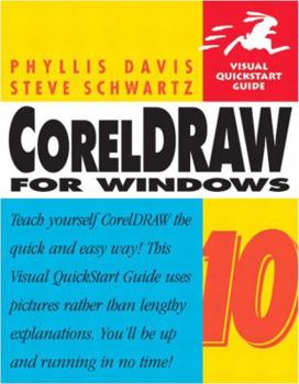 Paperback CorelDRAW 10 for Windows: Visual QuickStart Guide Book