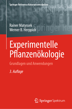 Hardcover Experimentelle Pflanzenökologie: Grundlagen Und Anwendungen [German] Book