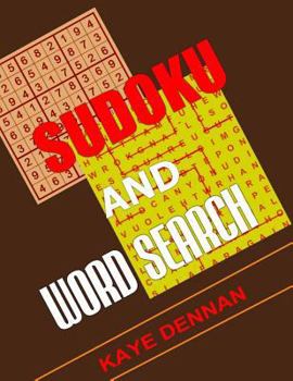Paperback Sudoku and Word Search: 2 books in 1 Book