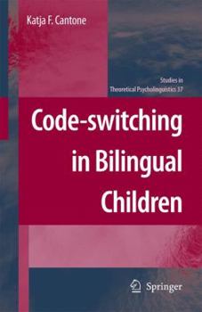 Paperback Code-Switching in Bilingual Children Book