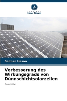 Paperback Verbesserung des Wirkungsgrads von Dünnschichtsolarzellen [German] Book