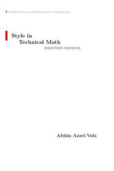 Paperback Style in Technical Math Solution Manual Book