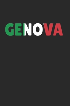 Italia Genova Notebook: Graph Paper Journal 6x9 - 120 Pages