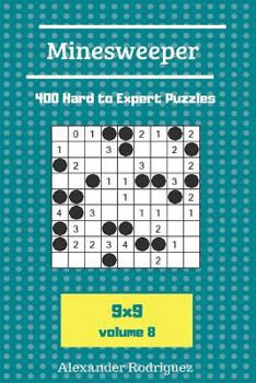 Paperback Minesweeper Puzzles - 400 Hard to Expert vol. 8 Book
