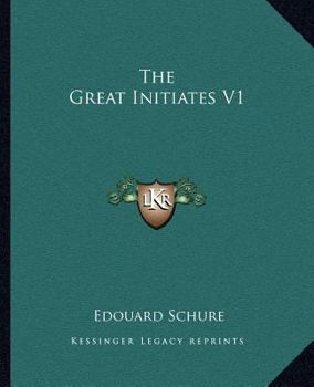 Paperback The Great Initiates V1 Book