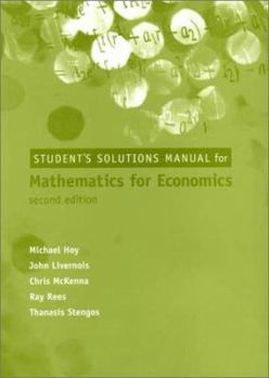 Paperback Student's Solutions Manual for Mathematics for Economics, 2nd Edition Book