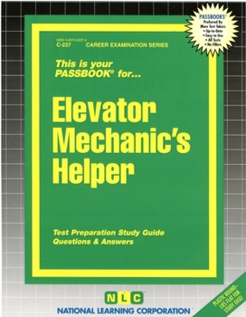 Paperback Elevator Mechanic's Helper Book