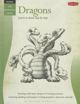 Hardcover Dragons: Learn to Draw Step by Step Book