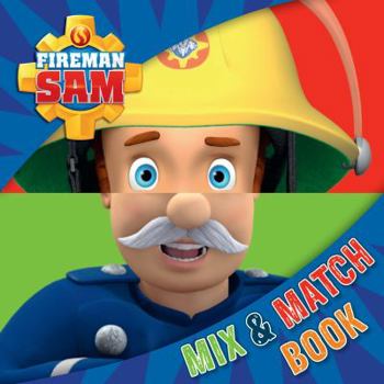 Hardcover Fireman Sam Mix & Match Book. Book