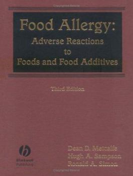 Hardcover Food Allergy: Adverse Reactions to Food and Food Additives Book