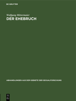 Hardcover Der Ehebruch [German] Book