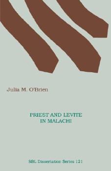 Paperback Priest and Levite in Malachi Book