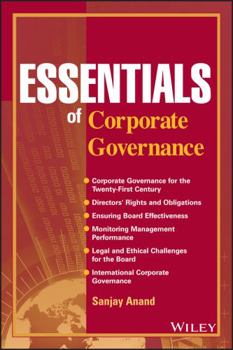 Paperback Essentials of Corporate Governance Book