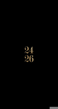 Calendar Black Academic July 2024 - June 2026 2-Year Pocket Planner Book