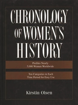 Hardcover Chronology of Women's History Book
