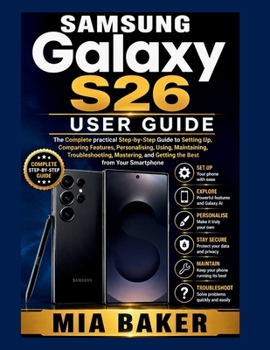 Paperback Samsung Galaxy S26 User Guide Book