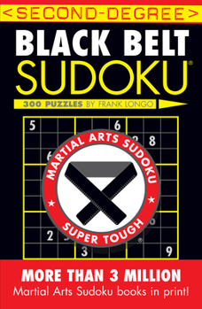Paperback Second-Degree Black Belt Sudoku(r) Book