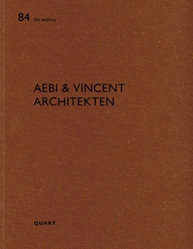 Paperback Aebi & Vincent Architecten: de Aedibus 84 [German] Book