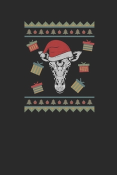 Ugly Christmas Giraffe: Blank Lined Notebook (6" x 9" - 120 pages) ~ Christmas Themed Notebook for Daily Journal, Diary, and Gift