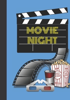 Paperback Movie Night: Family Night Movie's A Fun Journal To Record And Review Book