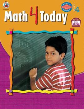 Paperback Math 4 Today, Grade 4 Book