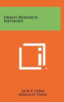 Hardcover Urban Research Methods Book