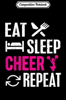 Paperback Composition Notebook: Cheerleading this is how I roll funny vintage retro Journal/Notebook Blank Lined Ruled 6x9 100 Pages Book