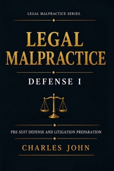 Paperback Legal Malpractice: Defense I (Legal Malpractice Series) Book