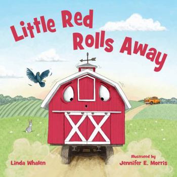 Hardcover Little Red Rolls Away Book