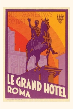 Paperback Vintage Journal Le Grand Hotel, Roma Book