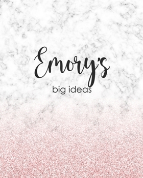 Emory's Big Ideas: Personalized Notebook - 8x10 Lined Women's Journal