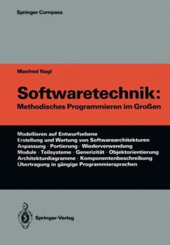 Paperback Softwaretechnik: Methodisches Programmieren Im Großen [German] Book