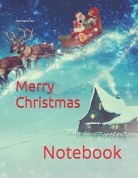 Paperback Merry Christmas: Notebook Book