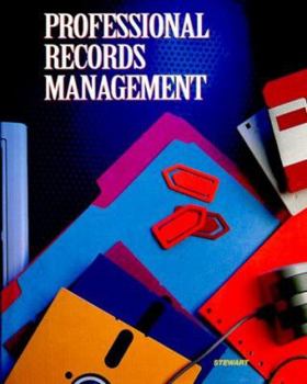 Hardcover Professional Records Management Book