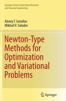 Paperback Newton-Type Methods for Optimization and Variational Problems Book
