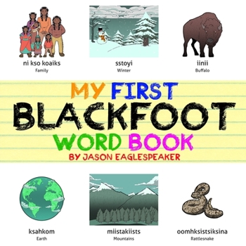 Paperback My First Blackfoot Word Book