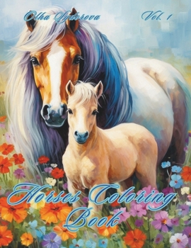 Paperback Horses Coloring Book