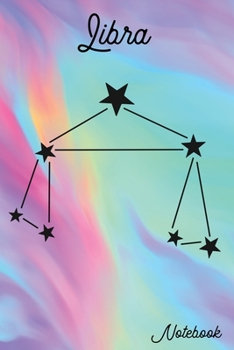Libra Notebook: The Scales - September 23-October 22 - Lined 6 x 9-inch size with 120 pages