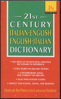 Mass Market Paperback 21st Century Italian-English/English-Italian Dictionary Book