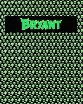 Paperback 120 Page Handwriting Practice Book with Green Alien Cover Bryant: Primary Grades Handwriting Book