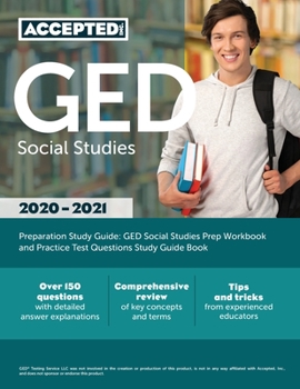 Paperback GED Social Studies Preparation Study Guide: GED Social Studies Prep Workbook and Practice Test Questions Study Guide Book