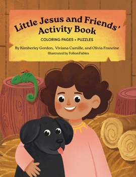 Paperback Little Jesus and Friends - Activity Book [Large Print] Book